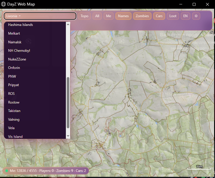 FOCUS DayZ Web Map — DayZ screenshot 4