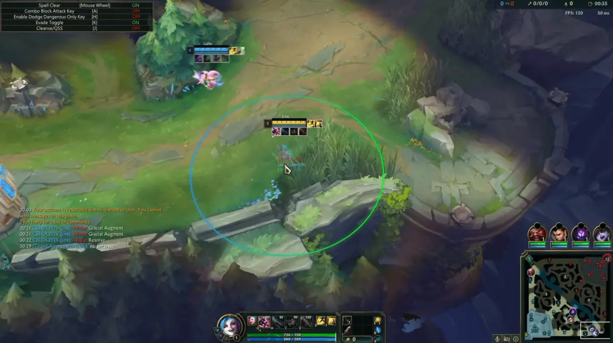 ES Script для League of Legends — скриншот 2