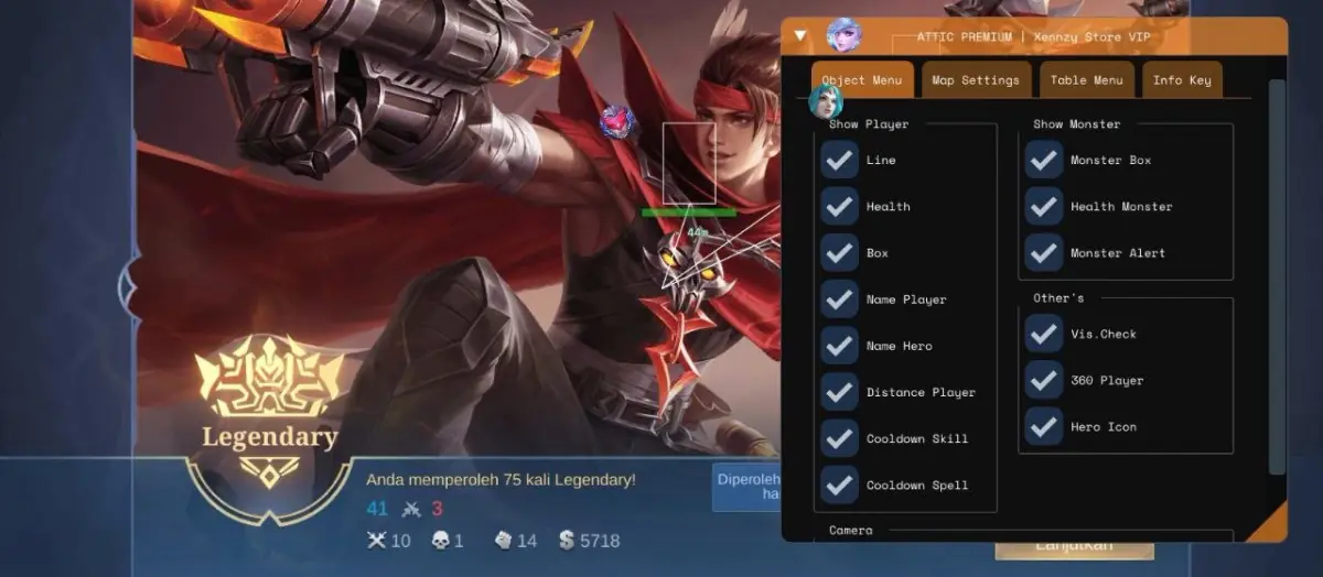 ATTIC для MOBILE LEGENDS