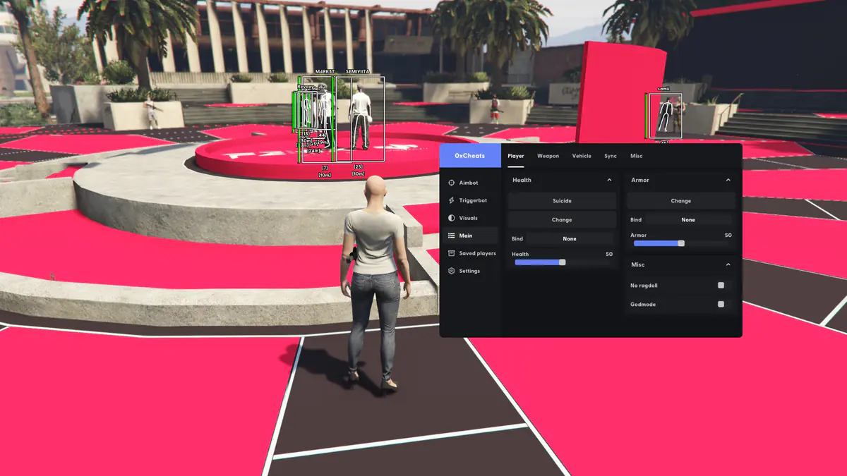0xCheats FiveM для GTA 5