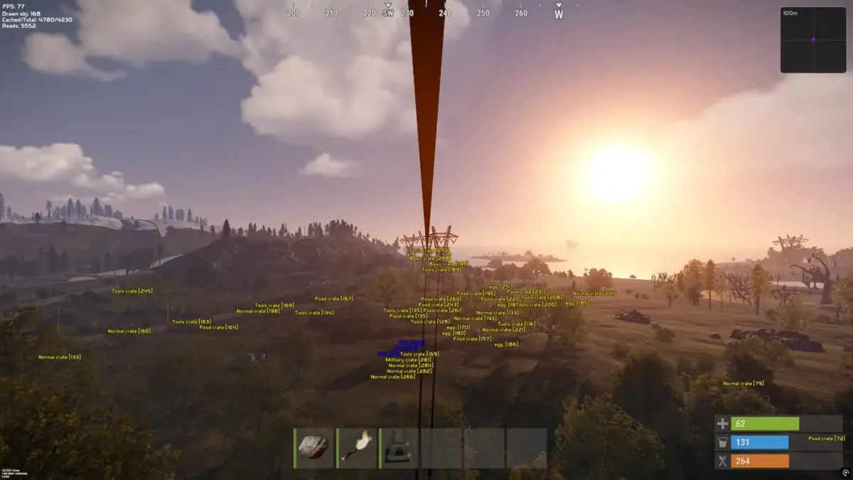 Mira Private Cheat для Rust — скриншот 4