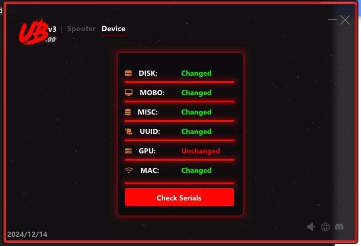 UBGG Spoofer для Spoofer