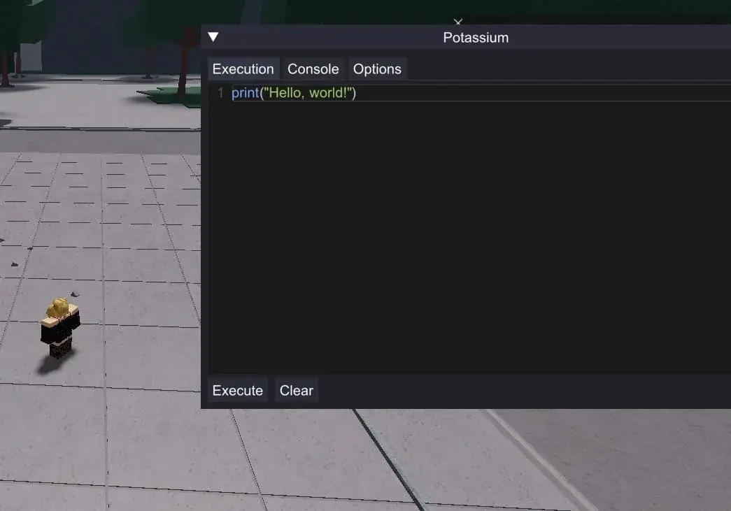 Potassium Executor для ROBLOX