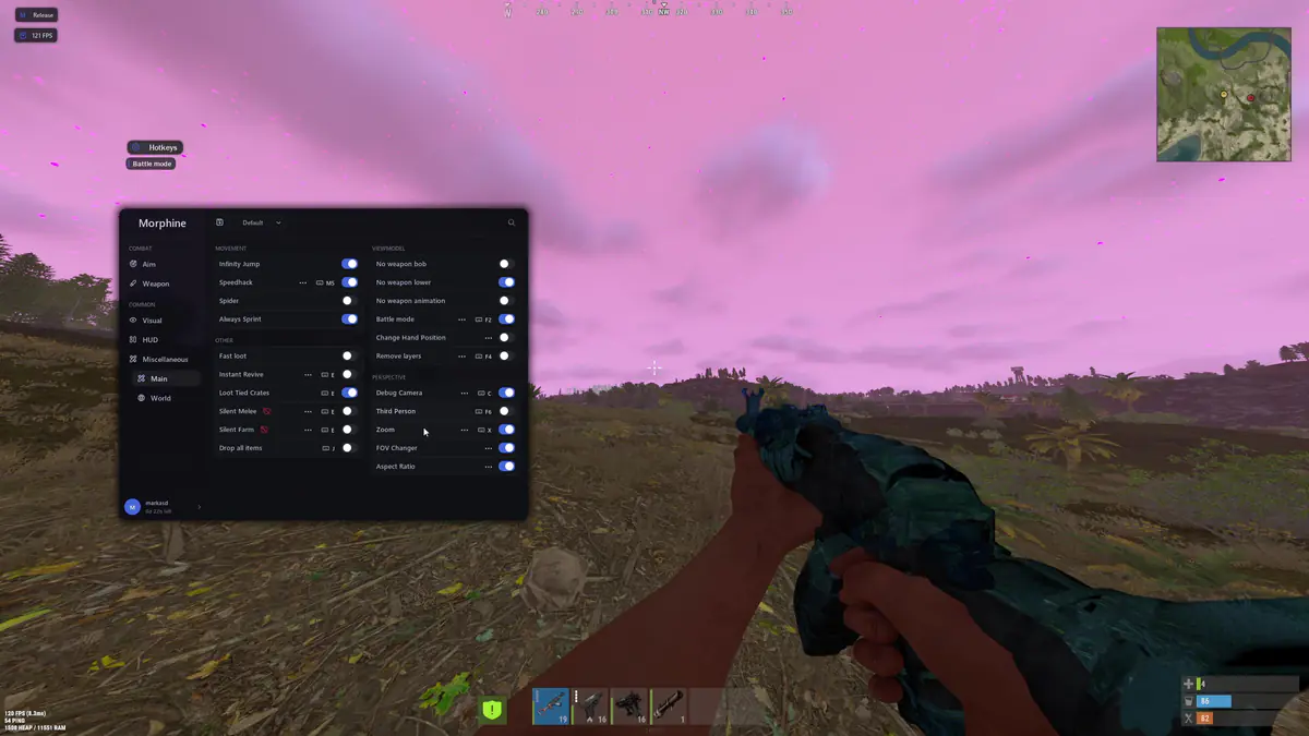 Morphine для Rust — скриншот 2