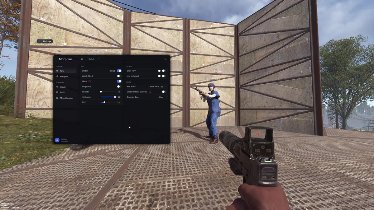 Morphine для Rust — скриншот 3