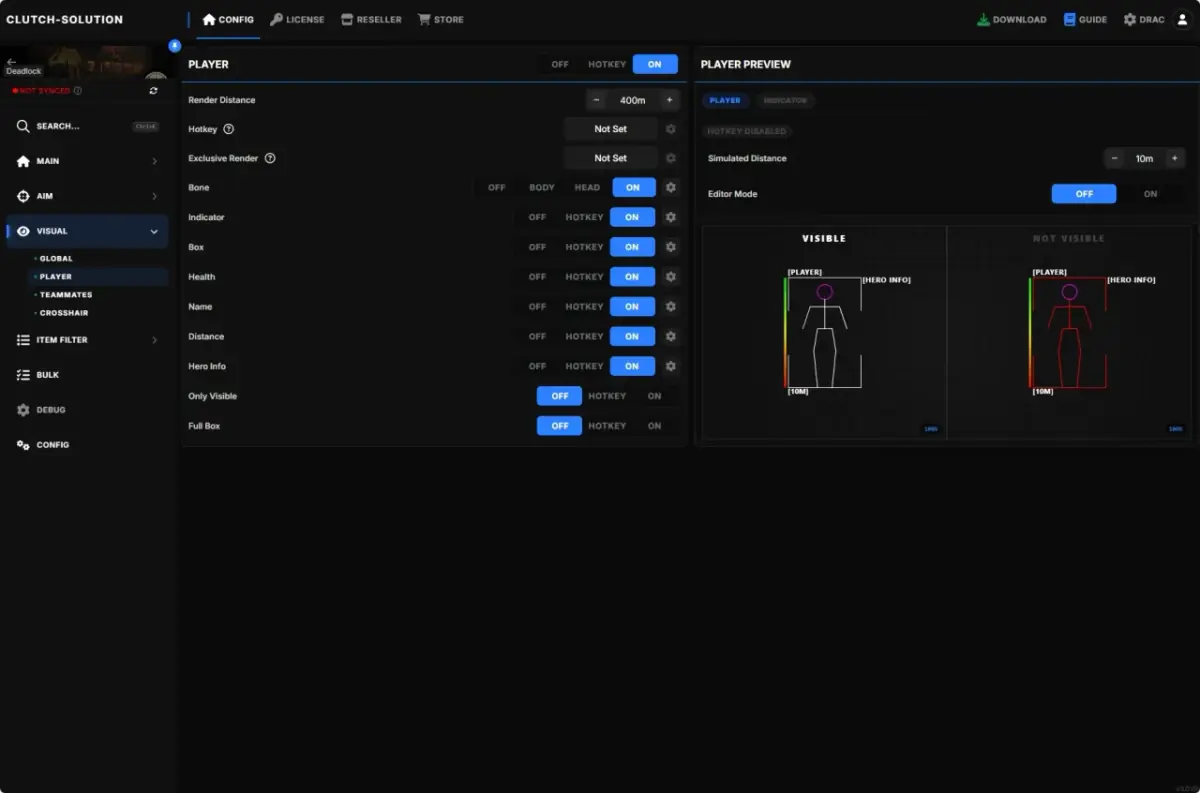 CLUTCH DEADLOCK DMA Cheat для Deadlock