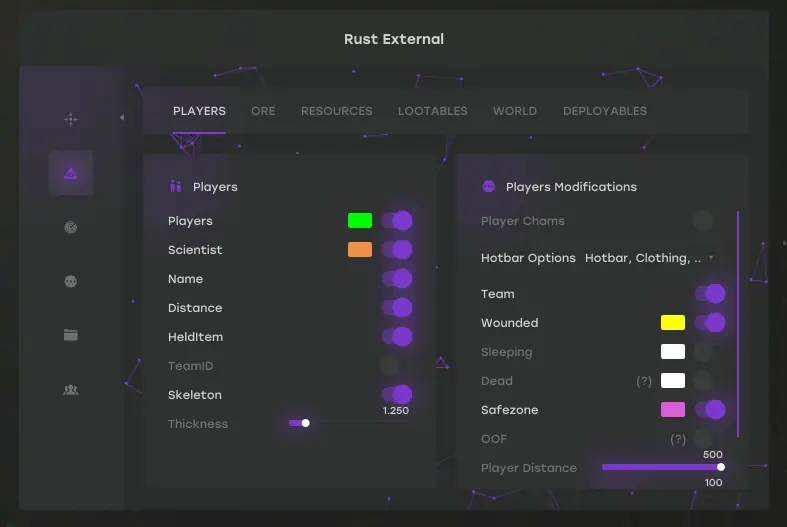 Matrix External для Rust — скриншот 2
