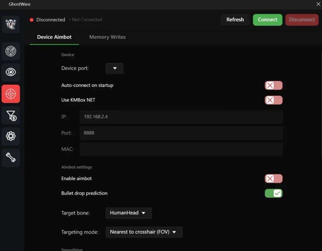 Ghostware EFT DMA для DMA CHEATS — скриншот 3