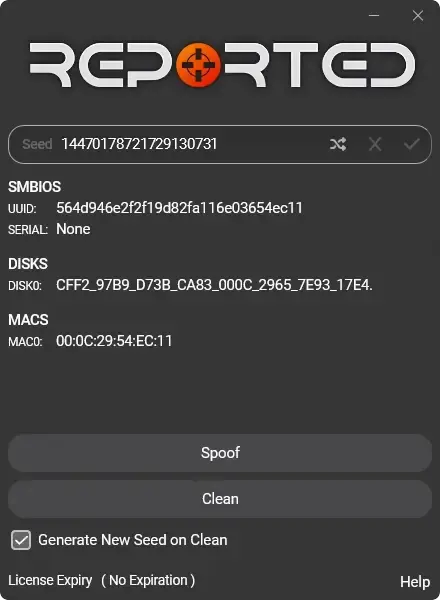 Reported Spoofer для Spoofer — скриншот 2