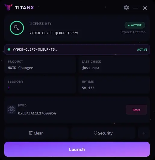 TitanX EAC spoofer для Spoofer — скриншот 2