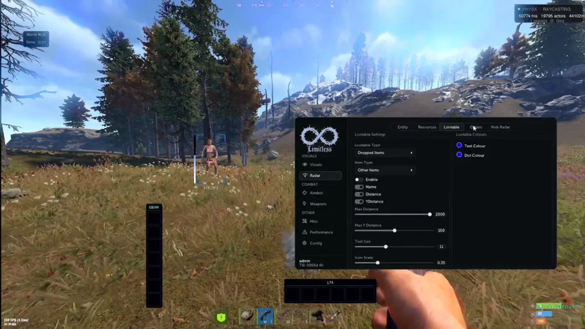 Limitless DMA Rust для DMA CHEATS — скриншот 2