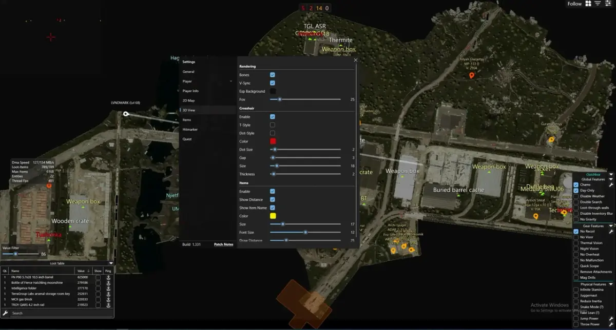 Clutch Eft Radar DMA для DMA CHEATS