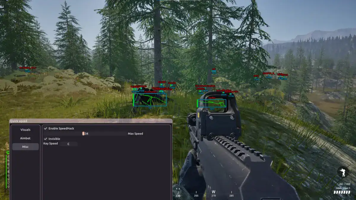 Quick для Squad