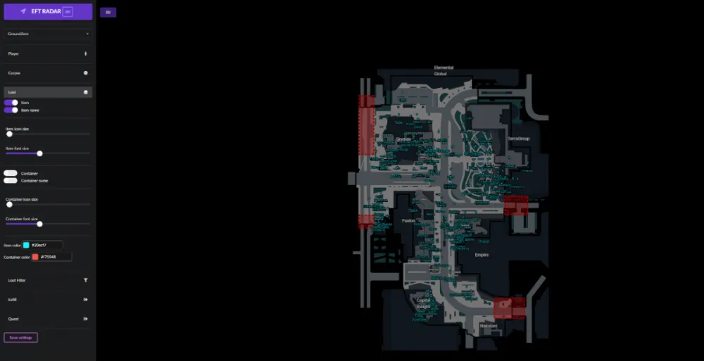 715 Team Web Radar для Escape From Tarkov