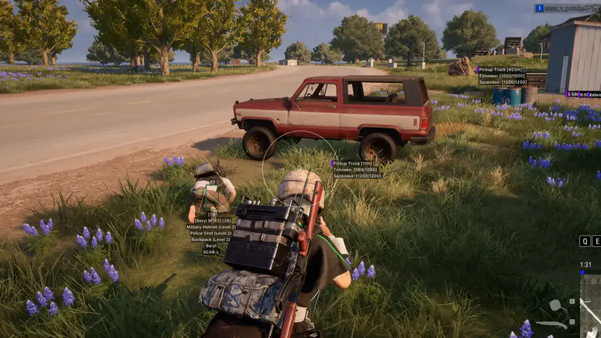 X-RAY для Pubg
