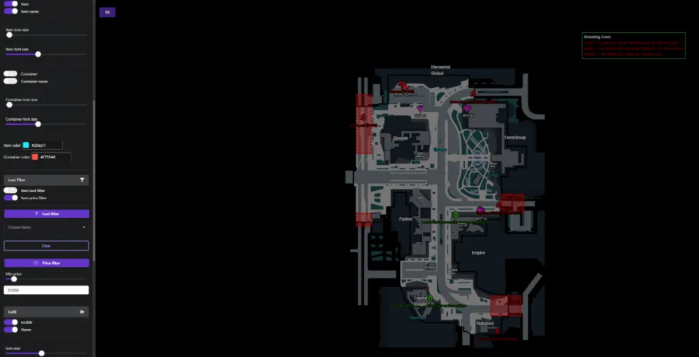 715 Team Web Radar для Escape From Tarkov — скриншот 3